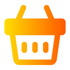 basket gradient icon