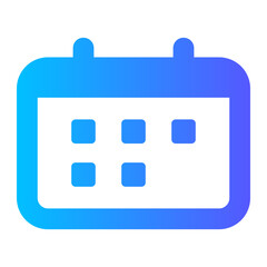 calendar gradient icon