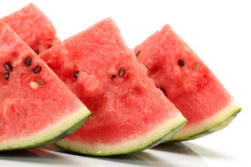 slice of watermelon isolated