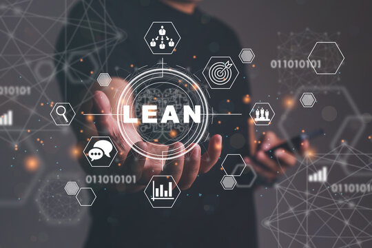 Lean six sigma industrial process optimization with keizen and DMAIC methodology. Lean manufacturing. Quality and standardization.