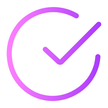 correct gradient icon