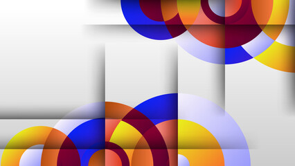 Obraz premium Abstract modern background gradient color. Yellow red and pink gradient with halftone decoration.