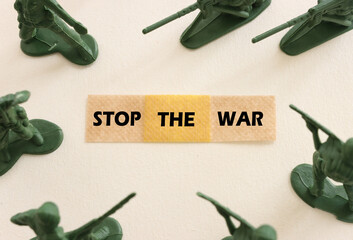 image of toy soldiers over pastel background