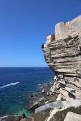 cliff on corsica Bonifacio 