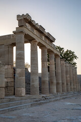 Beautiful Lindos Acropolis on Rhodes