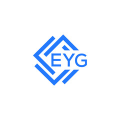 EYG technology letter logo design on white  background. EYG creative initials technology letter logo concept. EYG technology letter design.