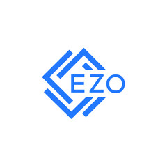 EZO technology letter logo design on white  background. EZO creative initials technology letter logo concept. EZO technology letter design.
