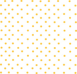 yellow Polka Dot Fabric Abstract Pattern Background Vector