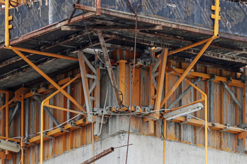 rusty metal bars construction