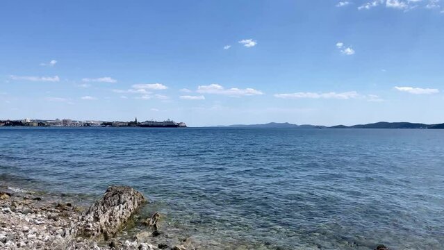 Time lapse panoramic footage of Zadar, Croatia on the Adriatic Sea.