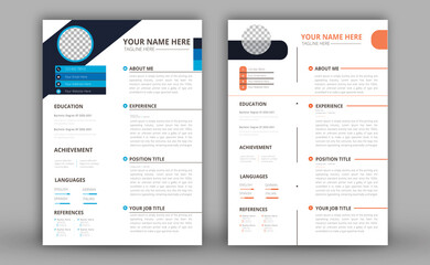 Minimalist application page template