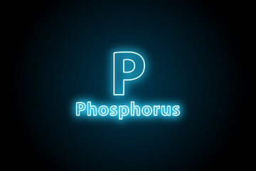 Periodic table chemistry phosphorus element symbol  - obrazy, fototapety, plakaty