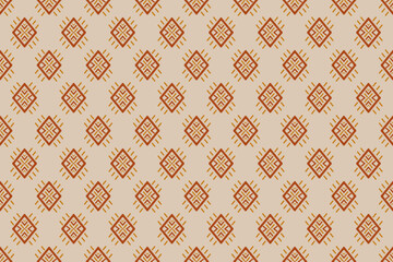 Geometric ethnic seamless pattern in tribal. Fabric Indian style. Abstract ikat art. Design for background, wallpaper, vector illustration, fabric, clothing, carpet, textile, batik, embroidery.