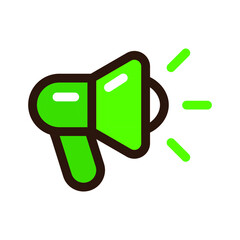 speaker icon illustration isolated on white