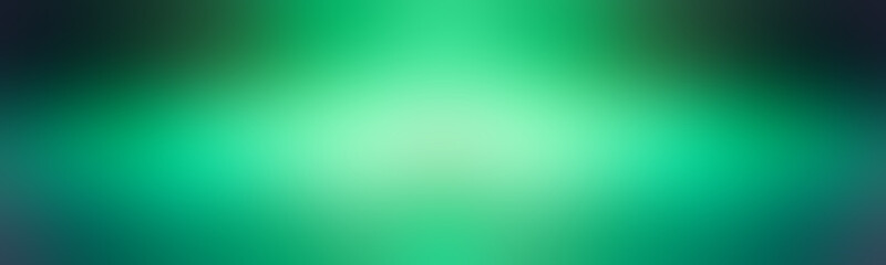 Wide illustration gradient moderate aquamarine green. Abstract blur smooth image moderate green. Abstract grunge on a retro background.