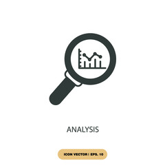 analysis icons  symbol vector elements for infographic web