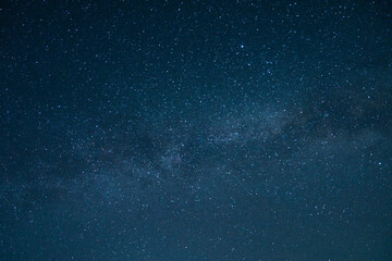 Dark Starry Night Showing Milky Way - 505387141