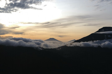 Sunrise at Sikunir Hill, Dieng, Wonosobo