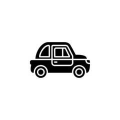 Fototapeta premium car vector icon. transportation and vehicle icon solid style. perfect use for icon, logo, illustration, website, and more. icon design solid style