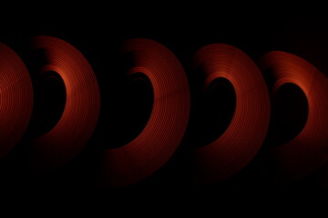 VISION lightpainting background circles of light