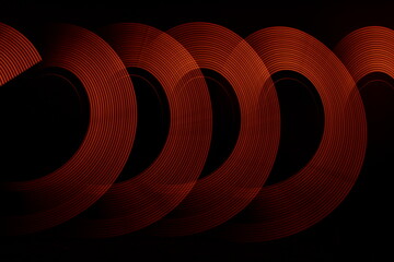 VISION lightpainting background circles of light
