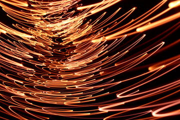 VISION lightpainting background golden glitter