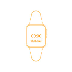 Vector image of a smart watch