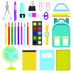 school supplies set