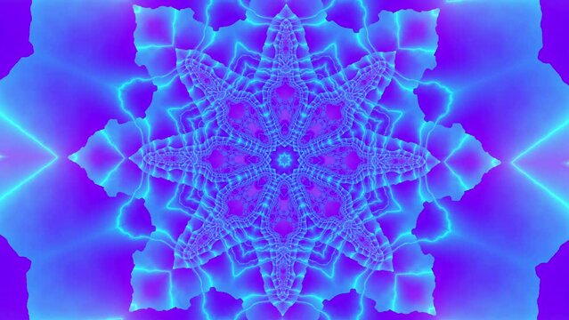 Abstract mandala loop background. Cosmic Mandala symbol