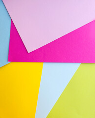 Different pastel paper colors for background . Multicolor cardboard background  