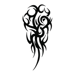 Tattoo pattern on white background