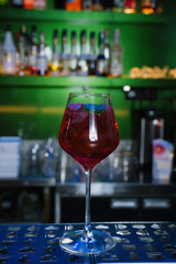 glass of wine