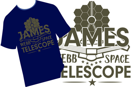 JAMES WEBB SPACE TELESCOPE SVG T-SHIRT DESIGN