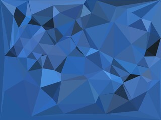 Obraz premium patterns of many bright blue rectangular steel bars viewed from the ends