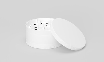 Open White Herb Grinder