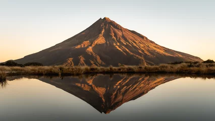 Photo sur Plexiglas Anti-reflet Mont Fuji montagne au coucher du soleil