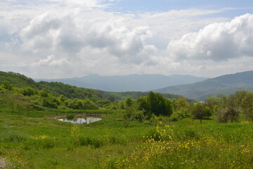 lake in the mountains