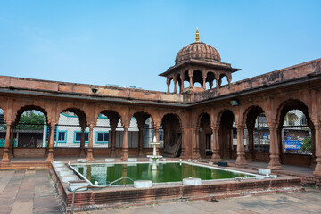 Moti Masjid, Bhopal, Madhya Pradesh, India. Moti Masjid built by Sikander Begum in 1860