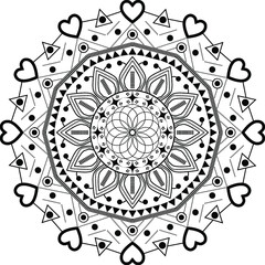 abstract floral ornament