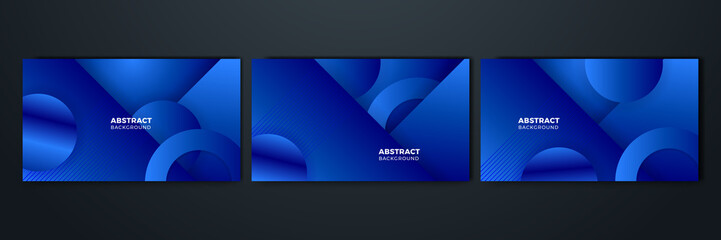 abstract technology particles mesh blue background