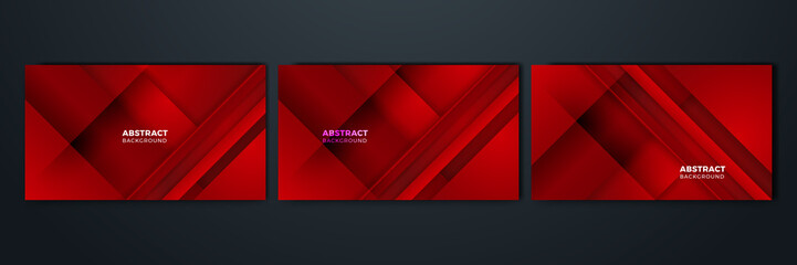 Stylish abstract red background. Vector