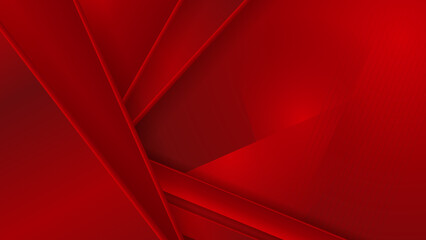 Abstract dark red metallic carbon neutral overlap light hexagon mesh design modern luxury futuristic technology background. Game tech wide banner vector illustration.