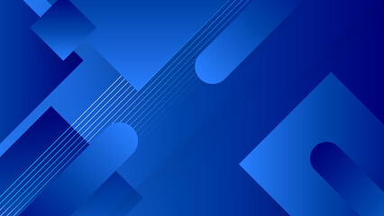 Fototapeta premium Abstract modern line wave curve background. Dark blue line gradient luxury background. Design for presentations or business. Vector Illustration