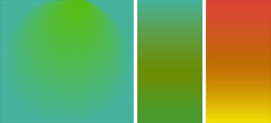 Bright and smooth gradient soft color set for modern device, pc and smartphone screen background