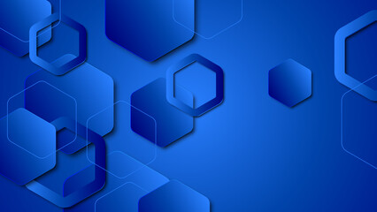 Obraz na płótnie Canvas Wave blue background vector wallpaper
