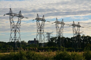 Nantes - Pylônes électriques