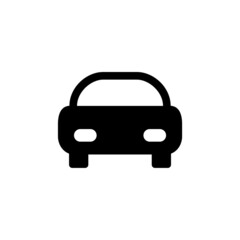 Car Icon Graphic isolated on white