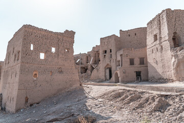Ruins in Oman called Birkat Al Mouz.