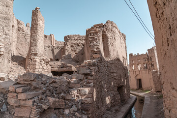 Ruins in Oman called Birkat Al Mouz.