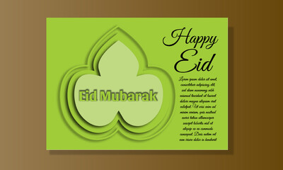 Eid Mubarak card -Design